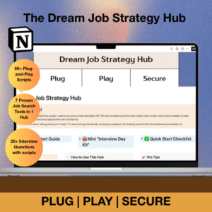 All-in-One Notion Hub to Plan, Track, and Win Your Job Search