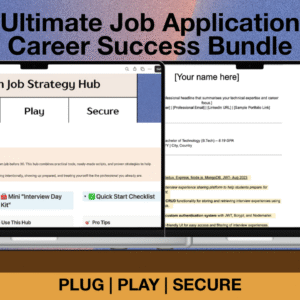 Starter Career Bundle: ATS CV Builder and Notion Career Hub